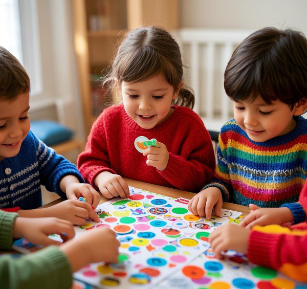I vantaggi di giocare con gli adesivi per bambini per i bambini