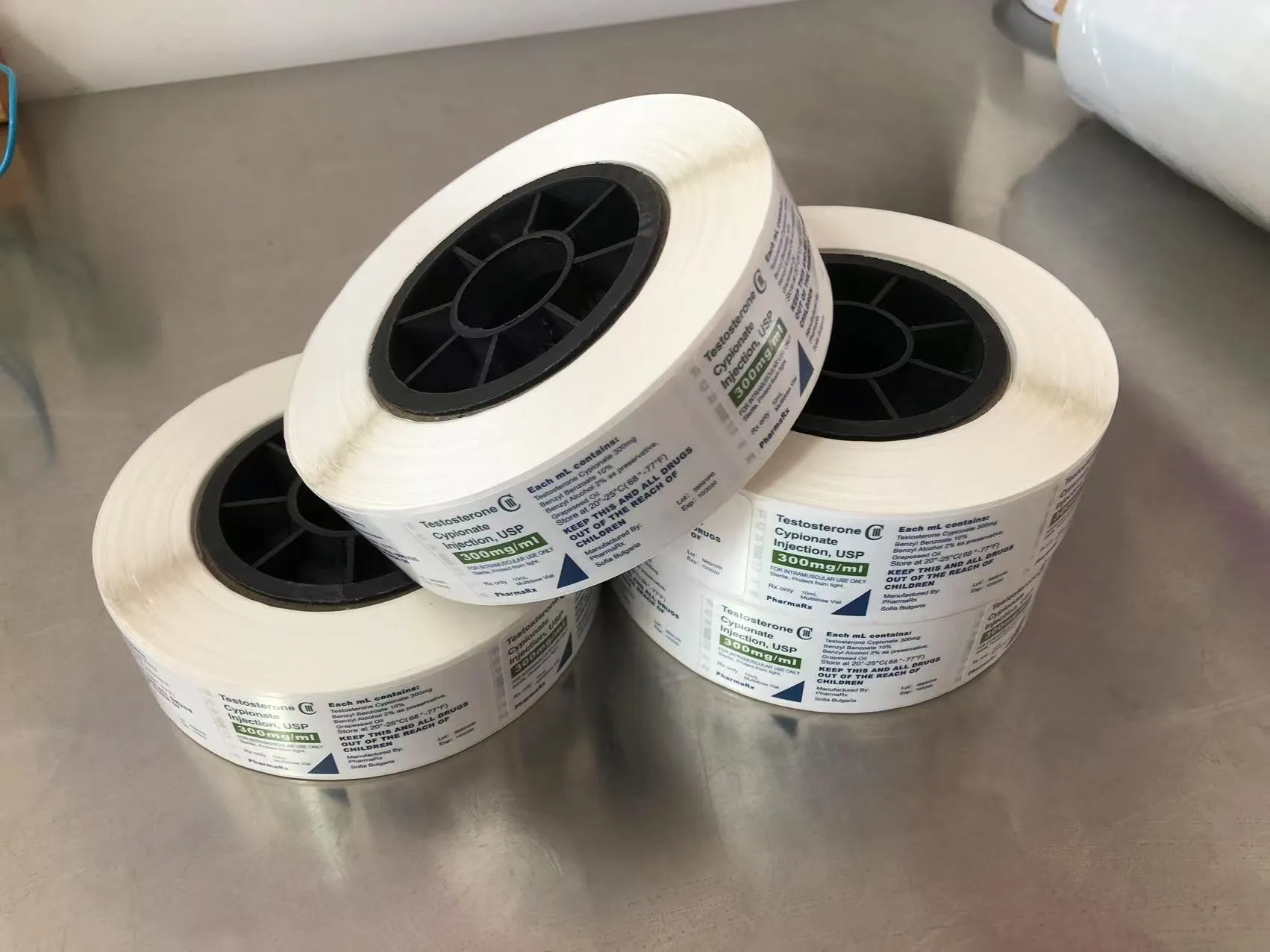 Verranno spedite etichette mediche a strato singolo