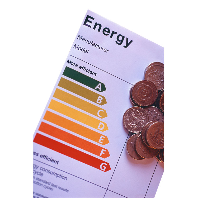 Etichetta di efficienza energetica del condizionatore d'aria