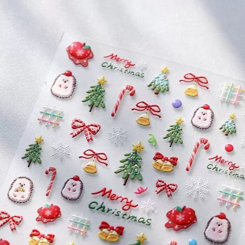 Adesivi per nail art di Natale