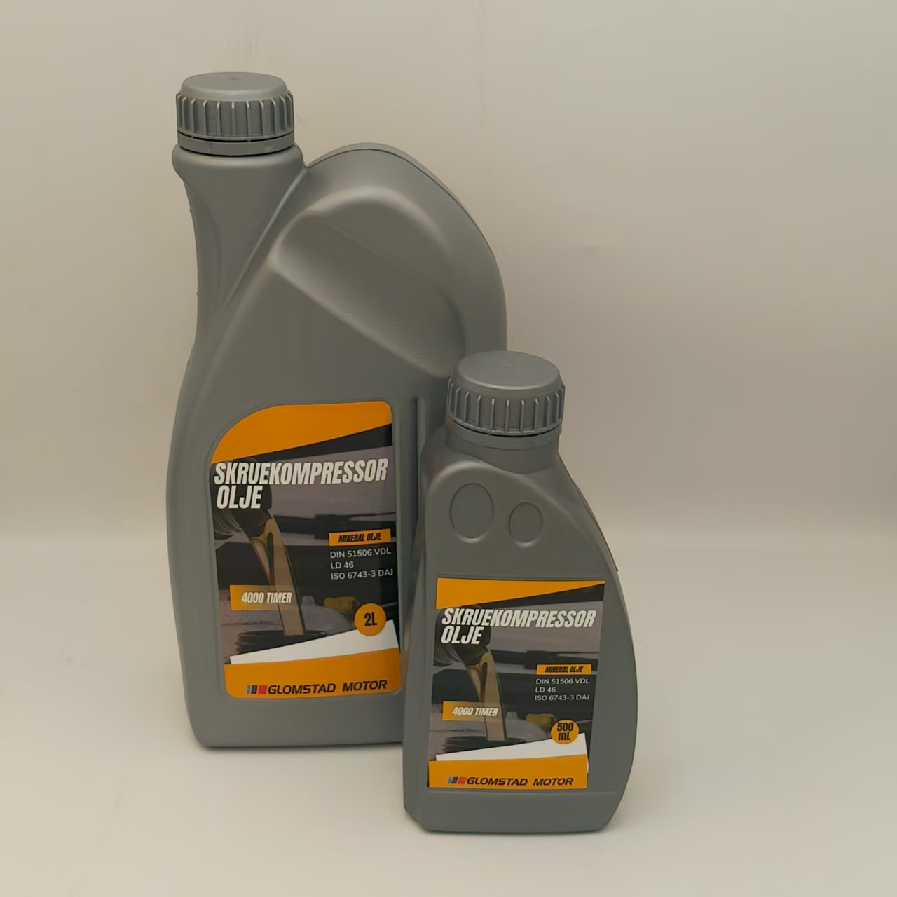 Etichetta dell'olio per il motore