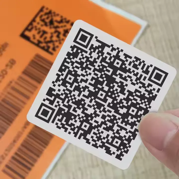 Etichetta del codice QR