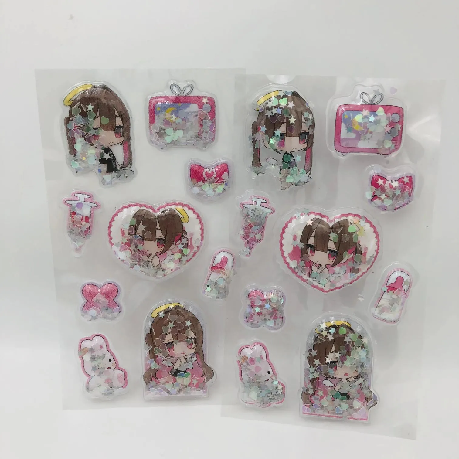 Adesivi Shaker con paillettes