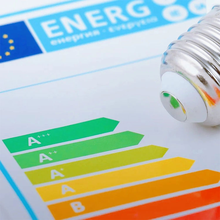 Etichetta di efficienza energetica della lavatrice